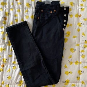 Levi’s Black 501 Skinny Jeans